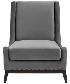 Modway Chaise Lounge Chairs Confident Lounge Chair Upholstered Performance Velvet Set Of 2 Gray 12 Modway Chaise Lounge Chairs Confident Lounge Chair Upholstered Performance Velvet Set Of 2 Gray