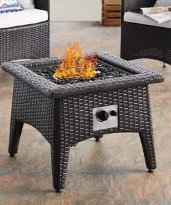 Modway Convene 3 Piece Set Outdoor Patio With Fire Pit Espresso White 16 Modway Convene 3 Piece Set Outdoor Patio With Fire Pit Espresso White