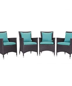 Modway Outdoor Dining Sets Convene 4 Piece Outdoor Patio Dining Set 68 Modway Outdoor Dining Sets Convene 4 Piece Outdoor Patio Dining Set