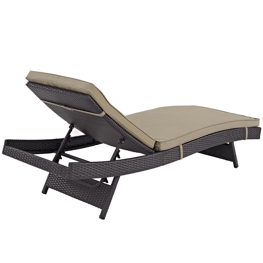 Modway Convene Chaise Outdoor Patio Set Of 4 Espresso Mocha Lounge Chair Outdoor 4 Modway Convene Chaise Outdoor Patio Set Of 4 Espresso Mocha Lounge Chair Outdoor