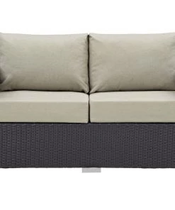 Modway Outdoor Loveseats Convene Outdoor Patio Loveseat Espresso Beige 9 Modway Outdoor Loveseats Convene Outdoor Patio Loveseat Espresso Beige