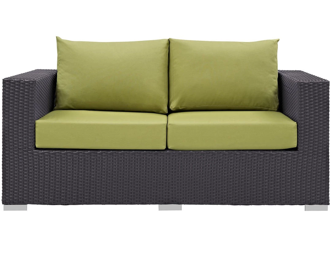 Modway Convene Outdoor Patio Loveseat Espresso Peridot Outdoor Loveseats 4 Modway Convene Outdoor Patio Loveseat Espresso Peridot Outdoor Loveseats