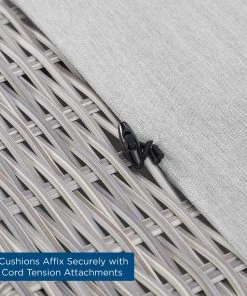 Modway Conway Sunbrella® Outdoor Patio Wicker Rattan Round Corner Chair Light Gray Gray 15 Modway Conway Sunbrella® Outdoor Patio Wicker Rattan Round Corner Chair Light Gray Gray