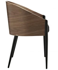 Modway Cooper Dining Chairs Set Of 4 Walnut