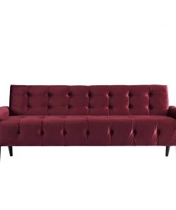 Modway Delve Performance Velvet Sofa Maroon SOFAS