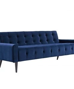 Modway SOFAS Delve Performance Velvet Sofa Navy