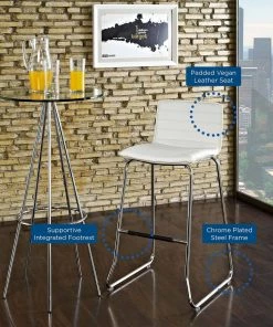 Modway Stools Dive Bar Stool Black