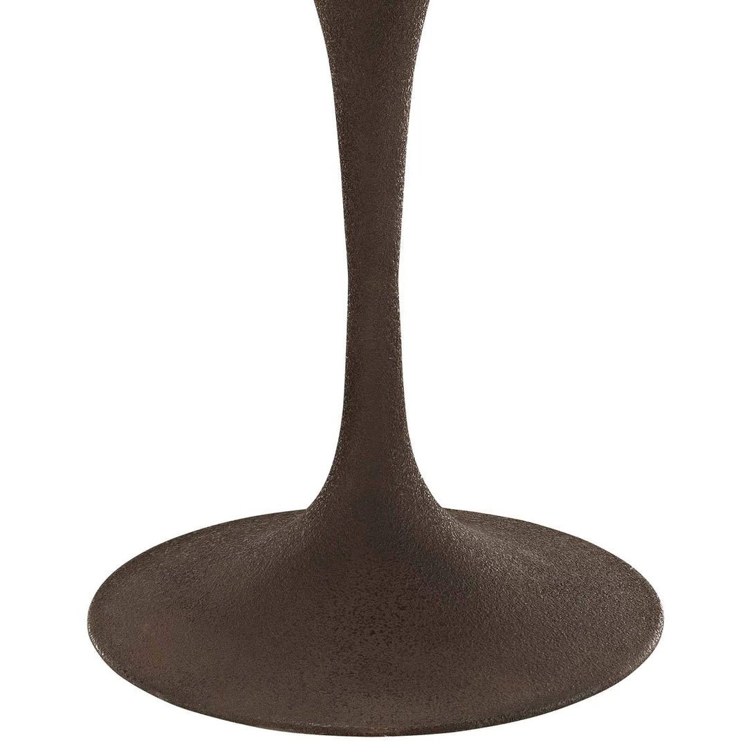 Modway Dining Tables Drive 28" Round Wood Top Dining Table Brown 2 Modway Dining Tables Drive 28" Round Wood Top Dining Table Brown
