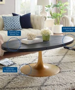 Modway Drive Wood Top Coffee Table Coffee Tables