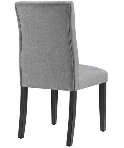 Modway Duchess Dining Chair Fabric Set Of 4 Light Gray Dining Chairs