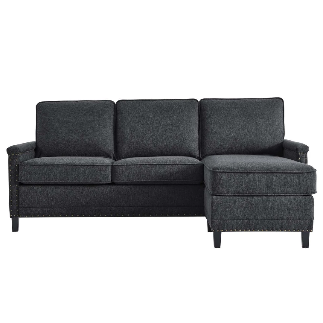 Modway Sectionals Ashton Upholstered Fabric Sectional Sofa Charcoal 1 Modway Sectionals Ashton Upholstered Fabric Sectional Sofa Charcoal