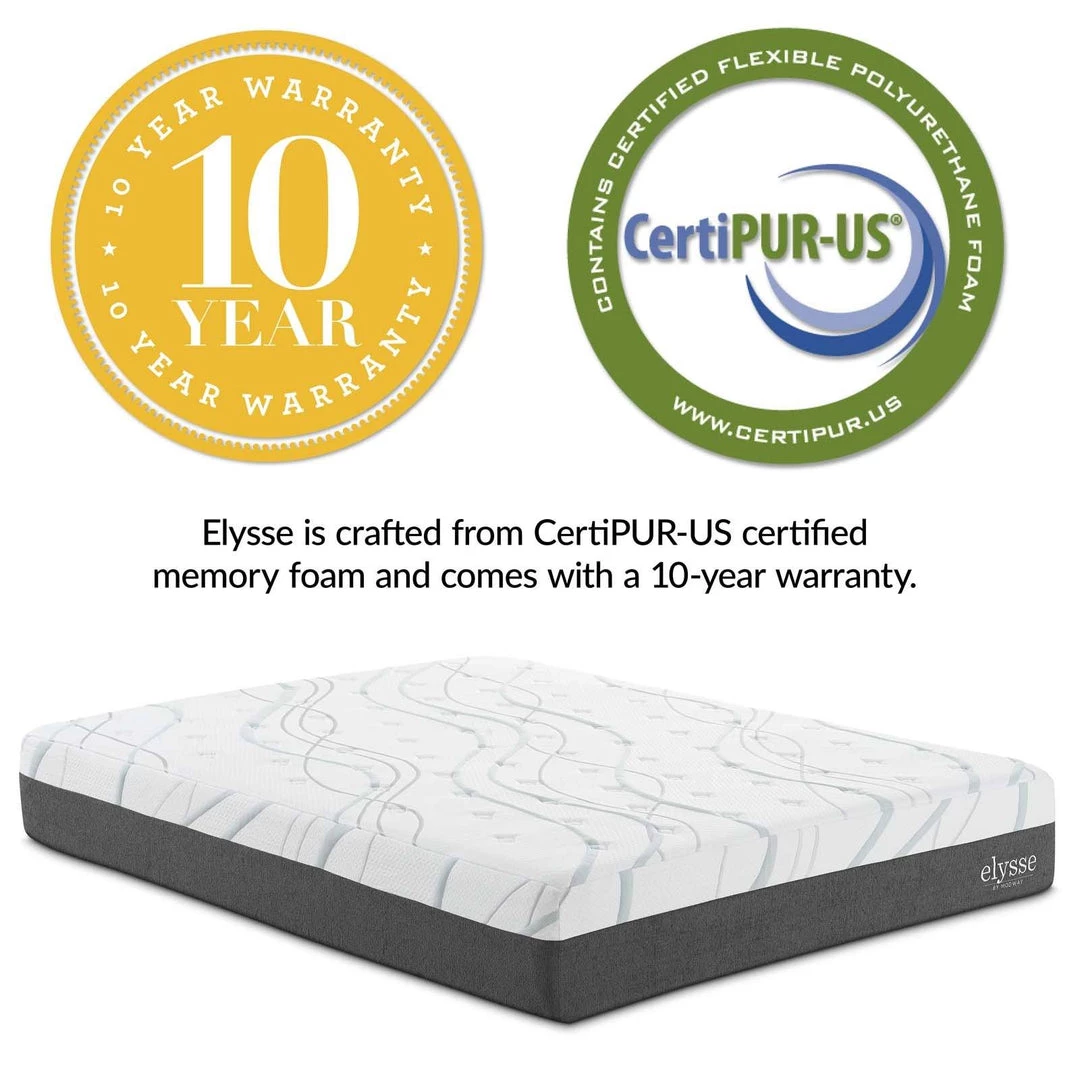 Modway Elysse King CertiPUR-US® Certified Foam 12" Gel Infused Hybrid Mattress 2 Modway Elysse King CertiPUR-US® Certified Foam 12" Gel Infused Hybrid Mattress