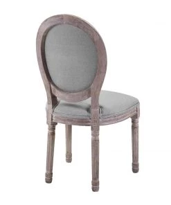 Modway Emanate Dining Side Chair Upholstered Fabric Set Of 4 Light Gray Dining Chairs