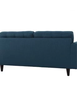 Modway Loveseats Empress Upholstered Fabric Loveseat Azure