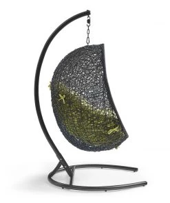 Modway Encase Swing Outdoor Patio Lounge Chair Swing Chairs