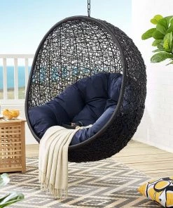 Modway Encase Swing Outdoor Patio Lounge Chair Swing Chairs