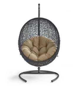 Modway Encase Swing Outdoor Patio Lounge Chair Swing Chairs