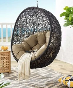 Modway Encase Swing Outdoor Patio Lounge Chair Swing Chairs