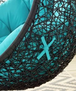 Modway Encase Swing Outdoor Patio Lounge Chair Swing Chairs