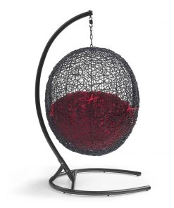 Modway Encase Swing Outdoor Patio Lounge Chair Swing Chairs