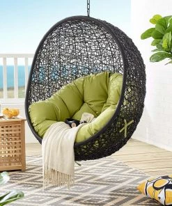Modway Encase Swing Outdoor Patio Lounge Chair Swing Chairs