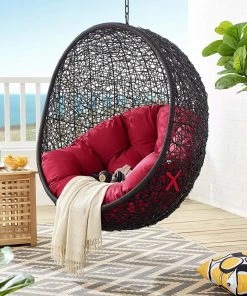 Modway Encase Swing Outdoor Patio Lounge Chair Swing Chairs