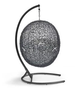 Modway Encase Swing Outdoor Patio Lounge Chair Swing Chairs