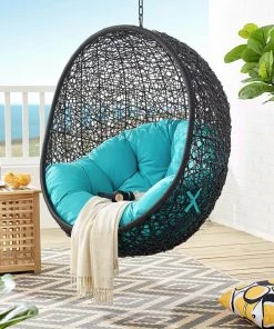 Modway Encase Swing Outdoor Patio Lounge Chair Swing Chairs