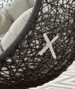 Modway Encase Swing Outdoor Patio Lounge Chair Swing Chairs