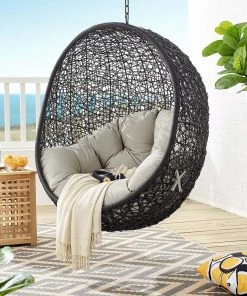 Modway Encase Swing Outdoor Patio Lounge Chair Swing Chairs