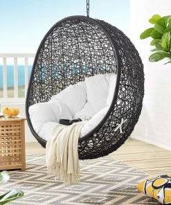 Modway Encase Swing Outdoor Patio Lounge Chair Swing Chairs