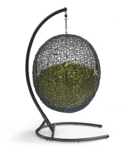 Modway Encase Swing Outdoor Patio Lounge Chair Swing Chairs