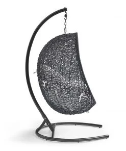 Modway Encase Swing Outdoor Patio Lounge Chair Swing Chairs