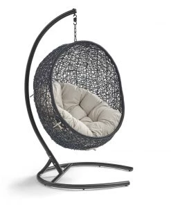 Modway Encase Swing Outdoor Patio Lounge Chair Swing Chairs