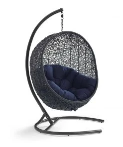 Modway Encase Swing Outdoor Patio Lounge Chair Swing Chairs