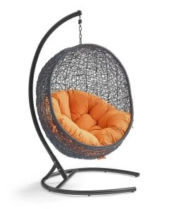 Modway Encase Swing Outdoor Patio Lounge Chair Swing Chairs