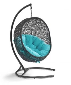 Modway Encase Swing Outdoor Patio Lounge Chair Swing Chairs