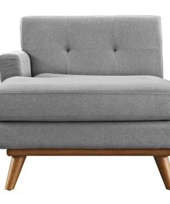 Modway Engage Left-Facing Upholstered Fabric Chaise Expectation Gray Chaise Lounge Chairs 8 Modway Engage Left-Facing Upholstered Fabric Chaise Expectation Gray Chaise Lounge Chairs
