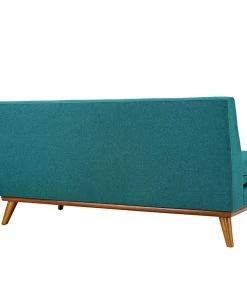 Modway Engage Right-Arm Upholstered Fabric Loveseat Teal