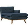 Modway Engage Right-Facing Chaise Azure Chaise Lounge Chairs