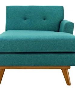 Modway Chaise Lounge Chairs Engage Right-Facing Chaise Teal
