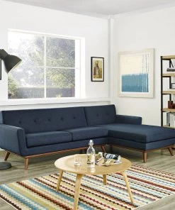 Modway Sectionals Engage Right-Facing Sectional Sofa Azure