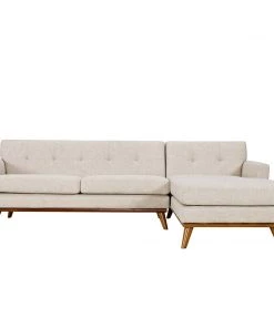 Modway Sectionals Engage Right-Facing Sectional Sofa Beige