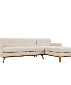 Modway Sectionals Engage Right-Facing Sectional Sofa Beige