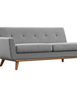 Modway Engage Right-Facing Sectional Sofa Expectation Gray Sectionals