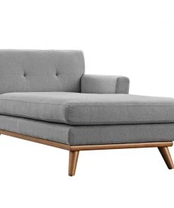 Modway Engage Right-Facing Sectional Sofa Expectation Gray Sectionals