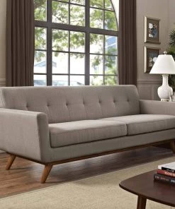 Modway SOFAS Engage Upholstered Fabric Sofa Granite 8 Modway SOFAS Engage Upholstered Fabric Sofa Granite