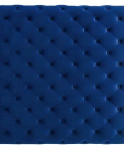 Modway Ensconce Tufted Performance Velvet Square Ottoman Navy