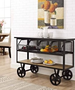 Modway Kitchen Carts Fairground Serving Stand