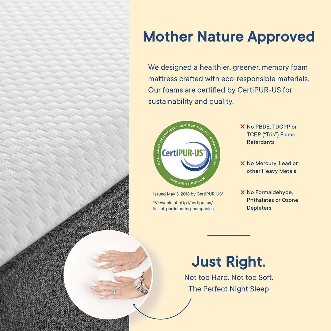 Modway Mattresses Flexhaven 10" Queen Memory Mattress White 9 Modway Mattresses Flexhaven 10" Queen Memory Mattress White